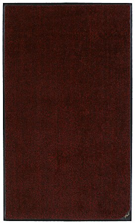M+A Matting Plush™ Floor Mat, 3' x 4', Red Pepper