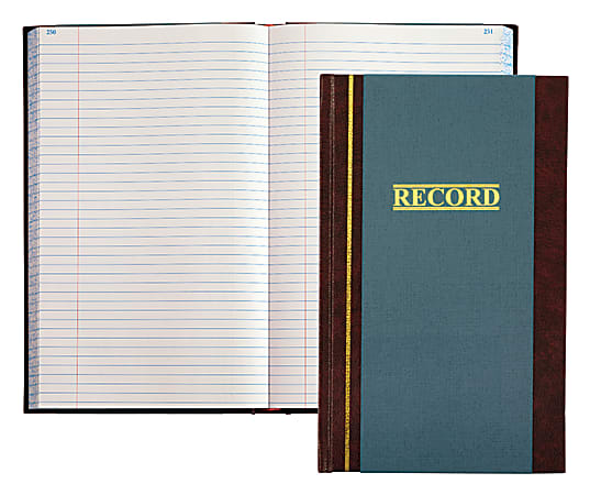 Account Book, Record, 11 3/4" x 7 1/4", 500 Pages