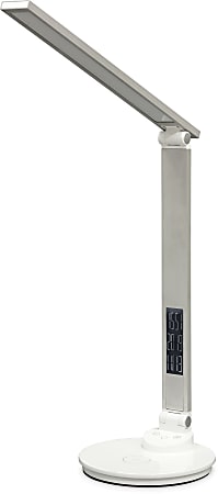 UltraBrite Zen Series Alex LED Desk Lamp 30 34 H White Office Depot