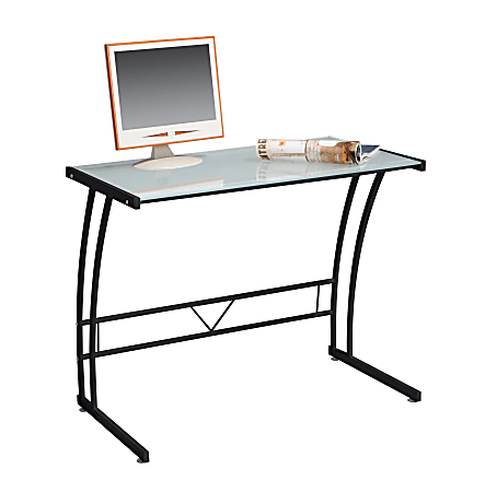 Lumisource Sigma Glass Workstation, Black