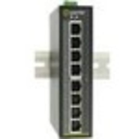 Perle IDS-108F Industrial Ethernet Switch - 9 Ports - Fast Ethernet - 10/100Base-T, 100Base-LX - 2 Layer Supported - Power Supply - Optical Fiber, Twisted Pair - Wall Mountable, Panel-mountable, Rail-mountable, Rack-mountable - 5 Year Limited Warranty