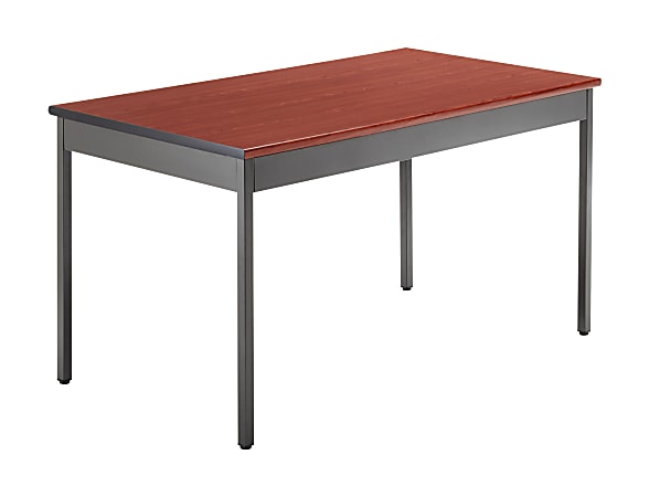 OFM Utility Table, Rectangle, Cherry