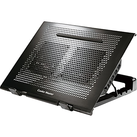 Cooler Master NotePal U Stand - Adjustable Laptop Cooling Stand with 3 USB Ports and 2 Configurable Fans
