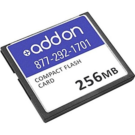 AddOn Cisco MEM3800-64U256CF Compatible 256MB Flash Upgrade - 100% compatible and guaranteed to work