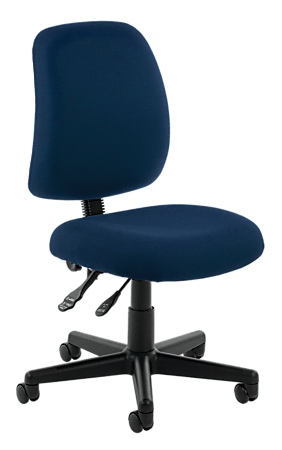 OFM Posture Series Fabric Mid-Back Task Chair, Navy/Black