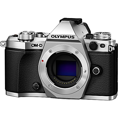 Olympus OM-D E-M5 Mark II 16.1 Megapixel Mirrorless Camera Body Only - Silver