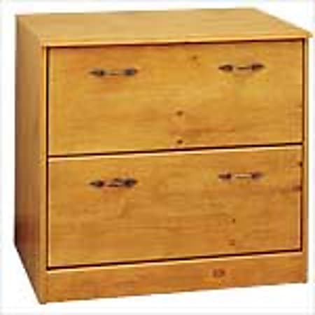 O'Sullivan® 2-Drawer Premium Laminate Lateral File, Odessa Pine