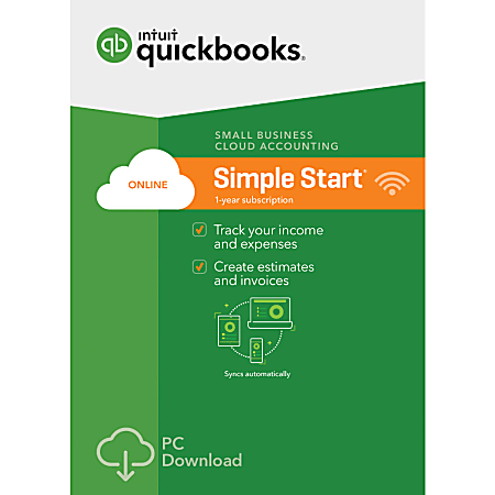 QuickBooks® Simple Start® 2017, Download Version