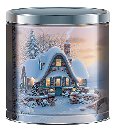 Signature Brands Holiday Popcorn, 24 Oz Tin