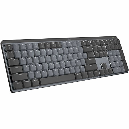 Logitech MX Mechanical Wireless Illuminated Performance Keyboard, Clicky Switches, Backlit Keys, Bluetooth - 920010549
