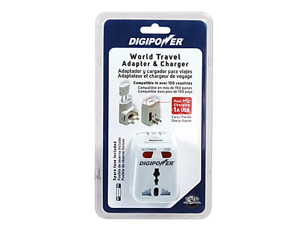 Mizco DigiPower USB Travel AC Power Adapter
