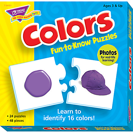 Trend Colors Fun-to-know Puzzles - Theme/Subject: Learning, Fun - 5-14 Year48 Piece Trend Colors Fun-to-know Puzzles - Theme/Subject: Learning, Fun - 5-14 Year48 Piece