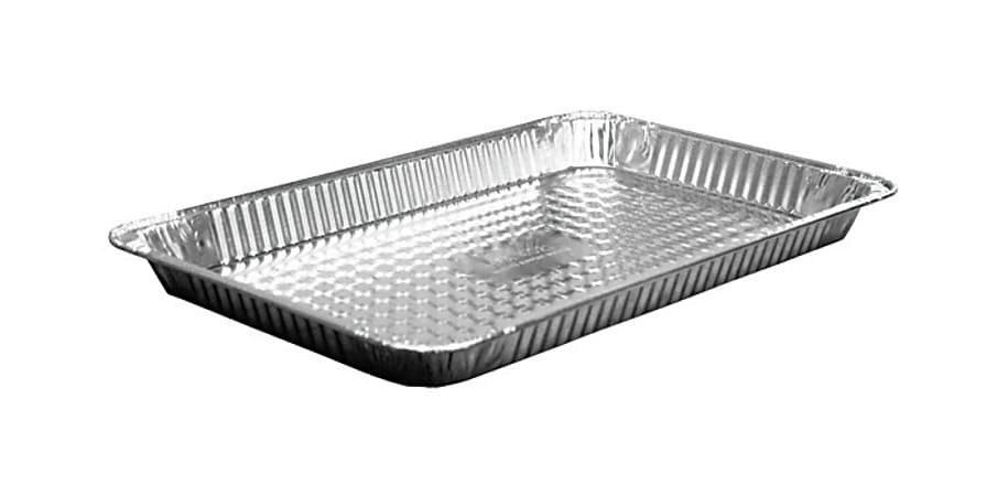 HFA Full Size Foil Pans, 84 Oz, 20 3/4" x 12 13/16" x 1 5/8" , Silver , Carton Of 50