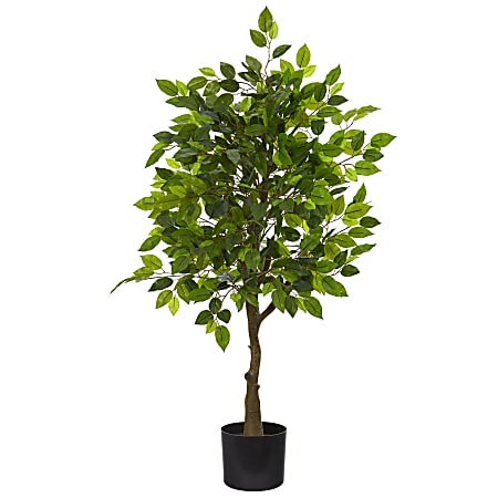 Nearly Natural 39"H Ficus Artificial Tree, 39"H x