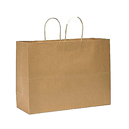 Duro Bag Novolex™ Paper Shopping Bags, 12"H x 16"W x 6"D, Kraft, Carton Of 250