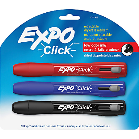 Expo Dry Erase Markers Chisel Tip Assorted Ink 8/Pack (1927524) 1677925 –  BrickSeek