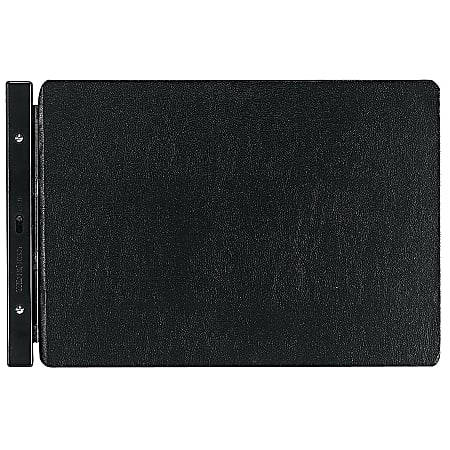 Wilson Jones® Raven® Vinyl-Guarded® Binder, 7" Post Spacing, 11" x 17", Black