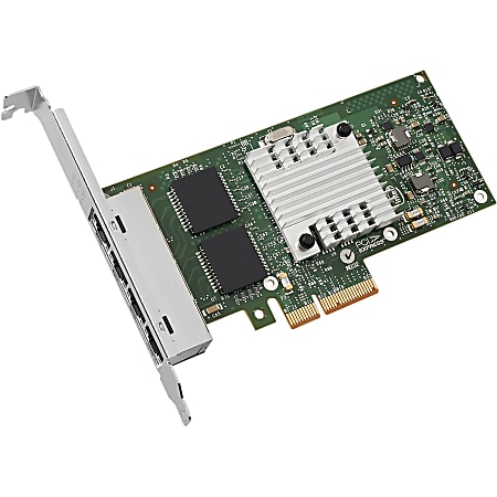 Intel® Ethernet Server Adapter I340-T4 - PCI Express - 4 Port - 10/100/1000Base-T - Internal - Low-profile, Full-height - Retail