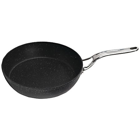THE ROCK™ By Starfrit® Aluminum Nonstick Fry Pan With Stainless Steel Handle, 8”, Black