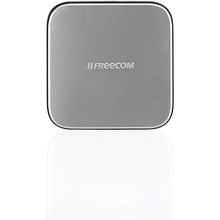 Verbatim Freecom 1TB Mobile Drive Sq Portable Hard Drive, USB 3.0 - Silver - USB 3.0