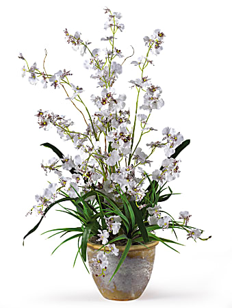 Nearly Natural 26" Dancing Lady Orchid With Vase