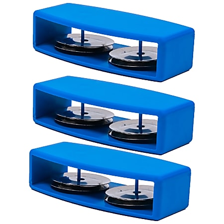 Westco Educational Products Palm Jingles, Blue, Pack Of 3 Jingles