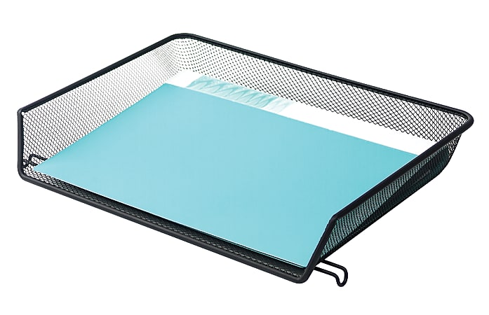Office Depot® Brand Mesh Self-Stacking Side-Loading Letter Tray,