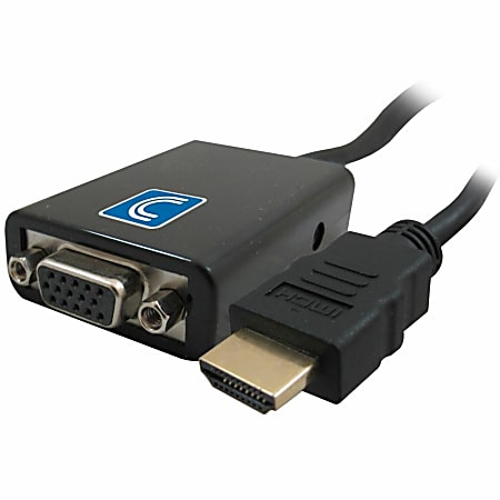 Comprehensive - Video / audio adapter - HDMI male to HD-15 (VGA), mini-phone stereo 3.5 mm female - 4 in