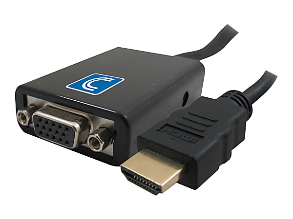 Comprehensive HDMI A Male To VGA Female With Audio Converter, 4"