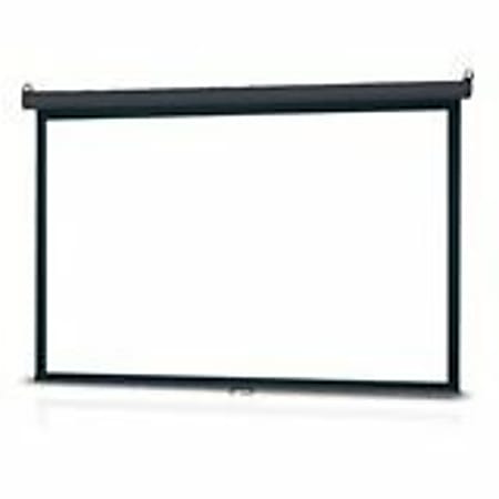 InFocus SC-PDW-109 109" Manual Projection Screen - Front Projection - 16:10 - Matte White - Wall Mount, Ceiling Mount