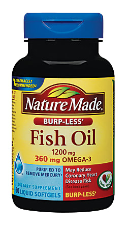 Nature Made Burp Less Fish Oil Supplement