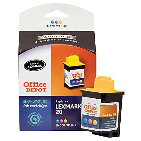 Office Depot® Brand ODL20A (Lexmark 20) Remanufactured Color Ink Cartridge