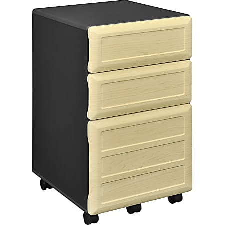 Ameriwood™ Home 18-3/10"D Vertical 3-Drawer Mobile File Cabinet, Maple