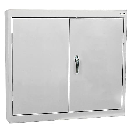 Sandusky® 30"W Steel Wall Cabinets With 2 Solid Doors, Gray