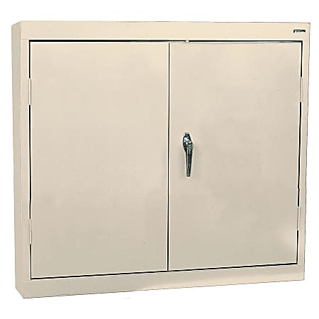 Sandusky® 30"W Steel Wall Cabinets With 2 Solid Doors, Putty