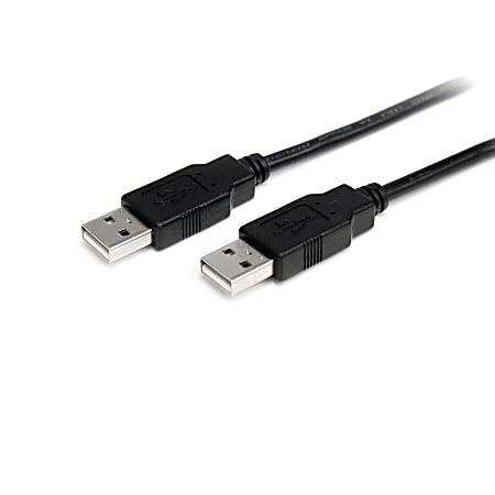 StarTech.com 1m USB 2.0 A to A Cable - M/M - Connect USB 2.0 devices to a USB hub or to your computer - USB2AA1M