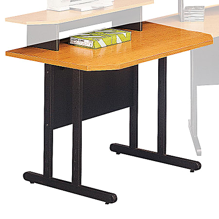 Bush MOD 4000 40" Desk, 28 1/2"H x 39 1/2"W x 29 1/4"D, Country Manor Maple