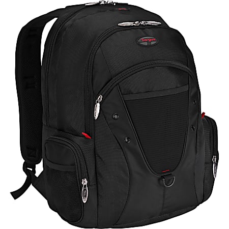 Targus Expedition TSB229US Carrying Case (Backpack) for 16" Notebook - Black - Nylon, Polyester - Shoulder Strap - 19" Height x 7.5" Width x 15" Depth