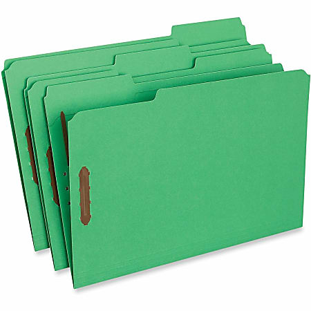 Universal 1/3 Tab Cut Legal Recycled Top Tab File Folder - 8 1/2"x14" - 3/4" Expansion - 2 Fastener(s) - 13526