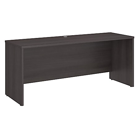 Bush Business Furniture Studio C 72"W Credenza Computer Desk, Storm Gray, Standard Delivery