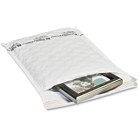Sealed Air Jiffy&reg; TuffGard&reg; Extreme Bubble Cushioned Mailers, #4, 9 1/2" x 14 1/2", White, Box Of 50