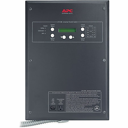 APC 10-Circuit Universal Transfer Switch - 120 V