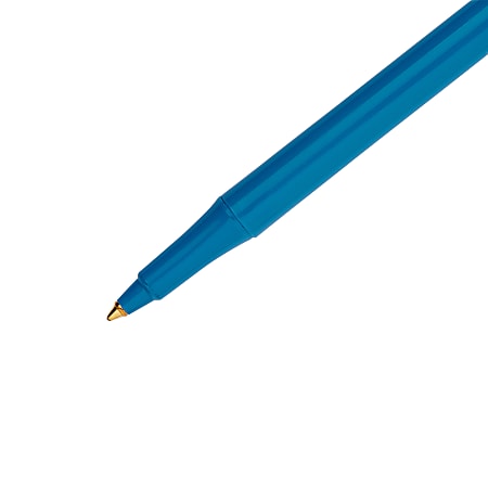 Paper Mate Ballpoint Stick Pens Fine Point 0.8 mm Black Barrel Black Ink  Pack Of 12 - Office Depot