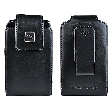 BlackBerry® Vertical Leather Pouch For BlackBerry Torch 9800, Black