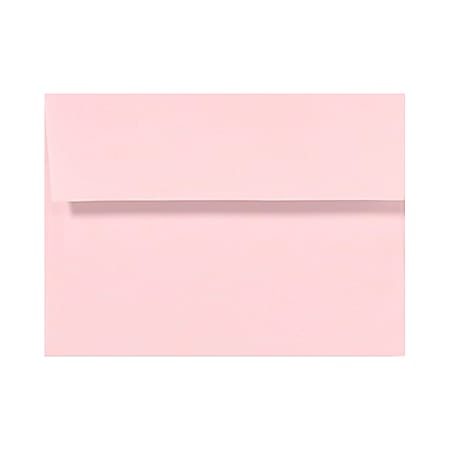 LUX Invitation Envelopes, A7, Peel & Stick Closure, Candy Pink, Pack Of 50