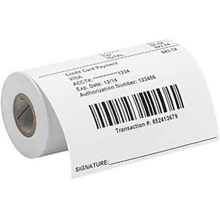 Zebra Z-Select Receipt Paper, 2" x 55', White,  Pack Of 36