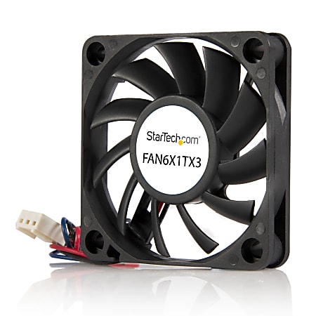 StarTech.com Replacement 60mm Ball Bearing CPU Case Fan - TX3 Connector - System fan kit - 60 mm