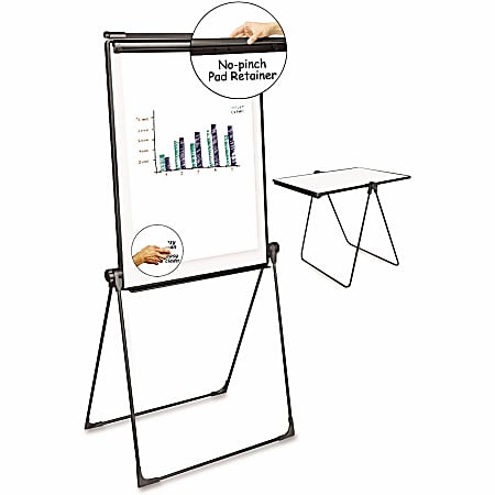 Universal Dry Erase Board - 38" (3.2 ft) Width x 32" (2.7 ft) Height - White Melamine Surface - Black Plastic Frame - 1 Each