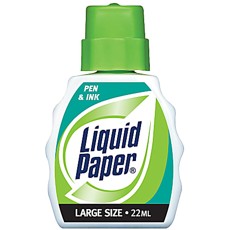 Paper Mate® Liquid Paper® Correction Fluid, Pen & Ink, White