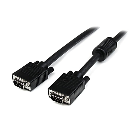 StarTech M/M HD15 High-Resolution VGA Cable, 15&#x27;, Black